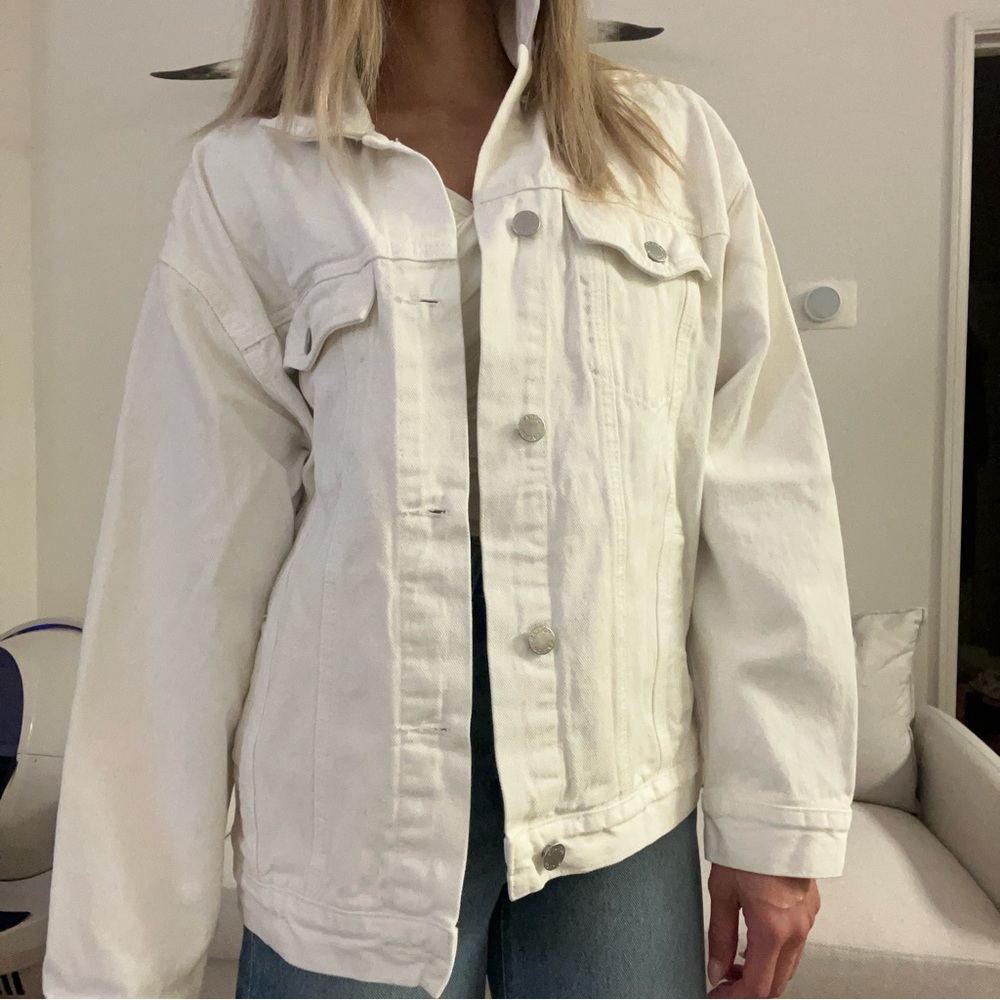 ROLLA'S White Denim Jacket